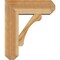Ekena Millwork Legacy Craftsman Rough Sawn Bracket w/ Offset Brace, Western Red Cedar, 8"W x 22"D x 26"H BKT0806X22X26LEC04RWR - alternate 3